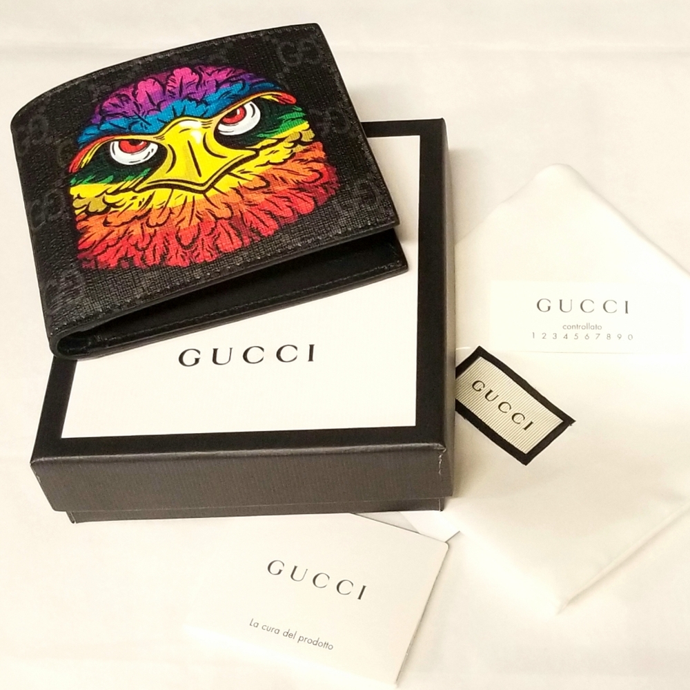 🆕️ Gucci GG Supreme Eagle bifold wallet - Picture 11 of 11